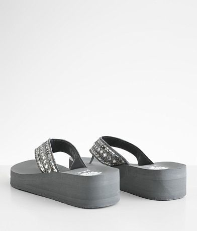 Yellow Box&#174; Paula Glitz Wedge Flip misc detail 2 view