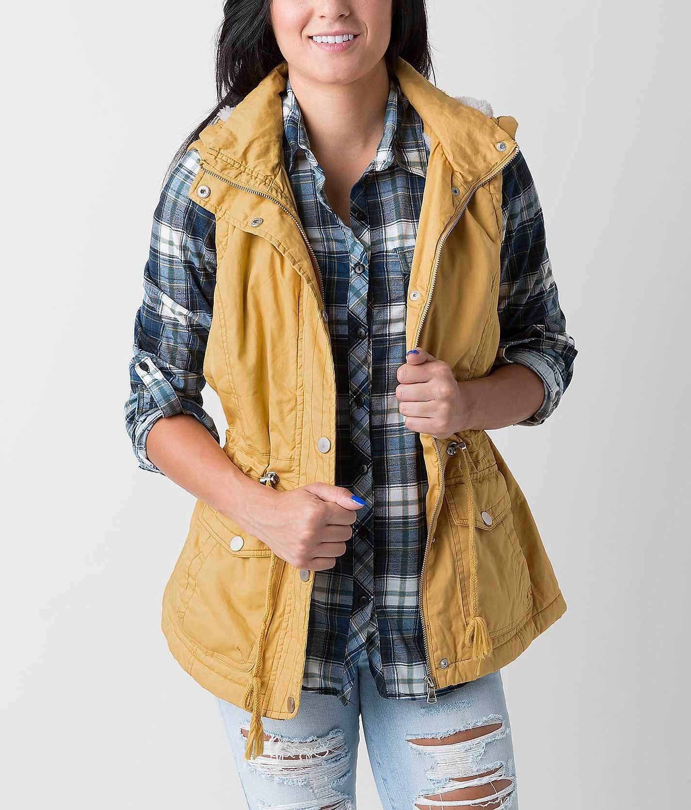 mustard yellow vest top