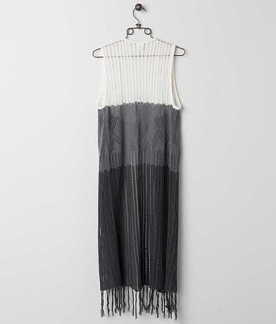 Daytrip Color Block Sweater Vest BACK