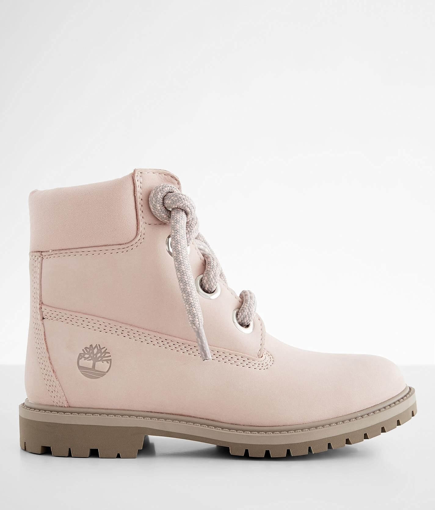 Heritage Leather Boot Women's in Light Pink Nubuck | Buckle