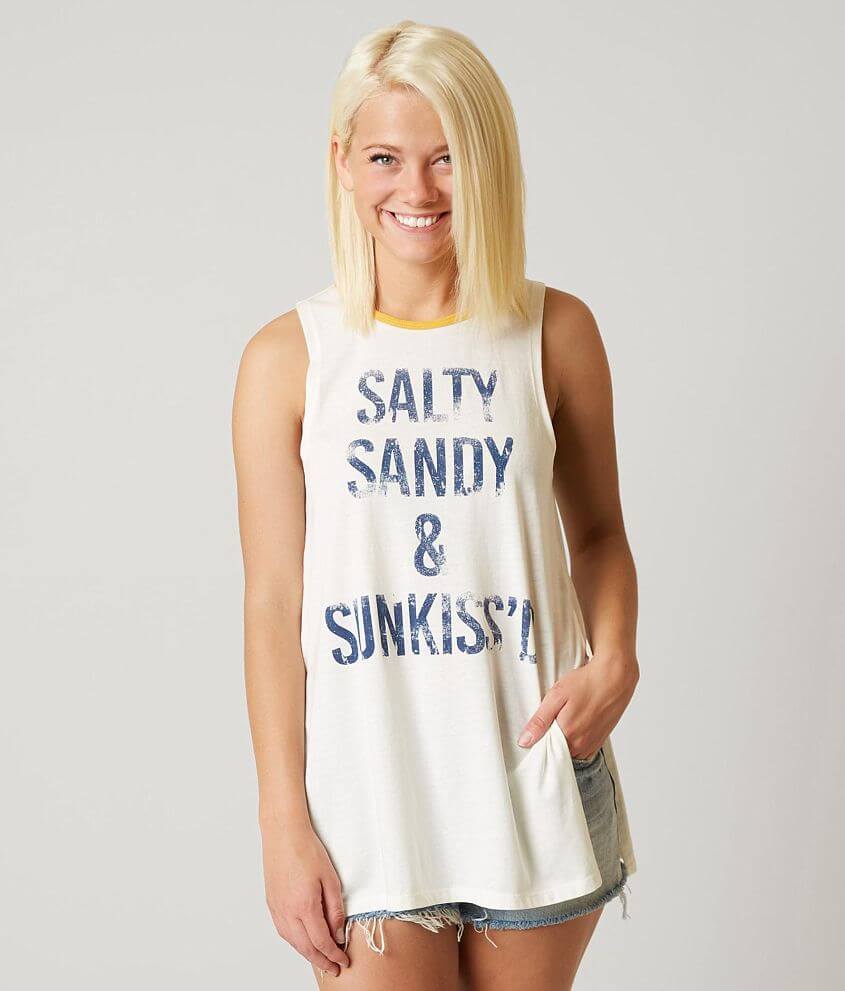 I.O.C. Salty Sandy &#38; Sunkissed Tank Top front view