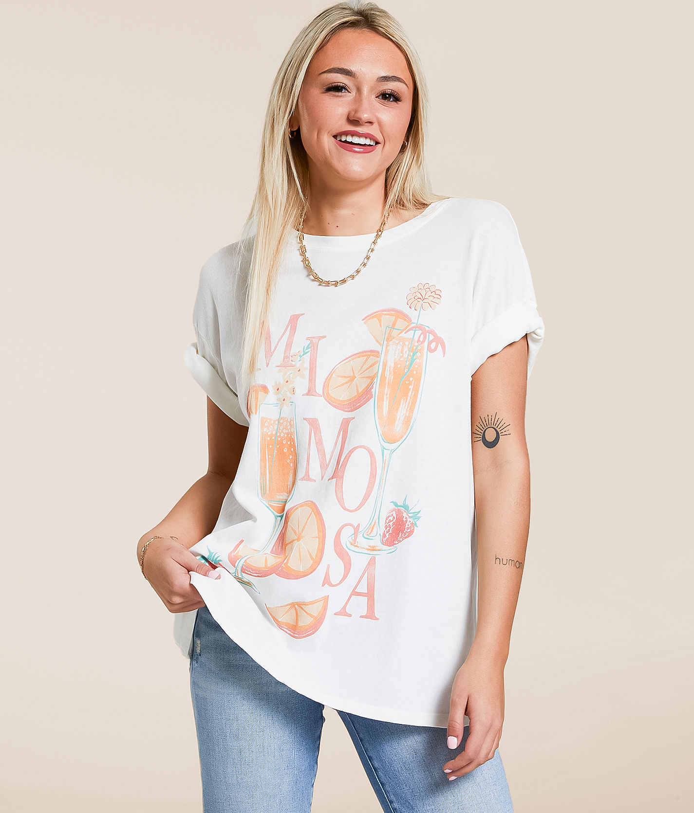 Z Supply Mimosa Social T-Shirt - Women's T-Shirts in Sea Salt | Buckle