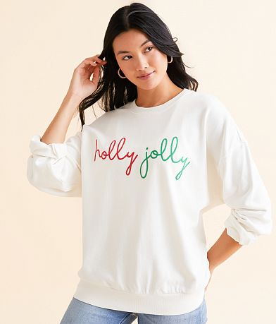 Z Supply Holly Jolly Pullover front view
