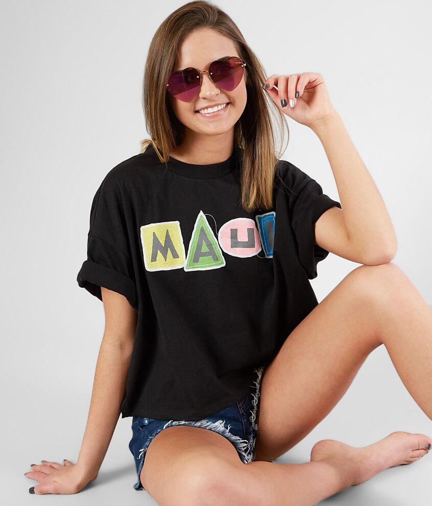 Image of Maui & Sons Splash Cropped T-Shirt