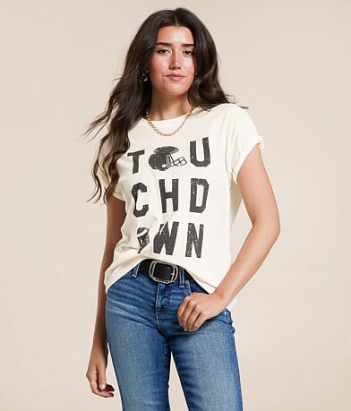 Z Supply Touchdown Boyfriend T-Shirt front view