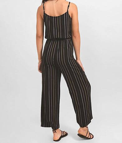 Others Follow Charlie Striped Wide Leg Jumpsuit BACK