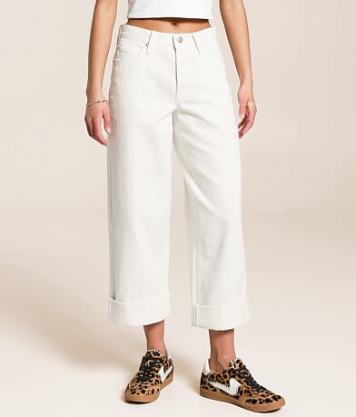Z Supply Lou Wide Leg Cuffed Jean front view