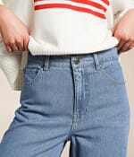 Z Supply Mia Loose Wide Leg Jean - Women's Jeans in Worn Indigo