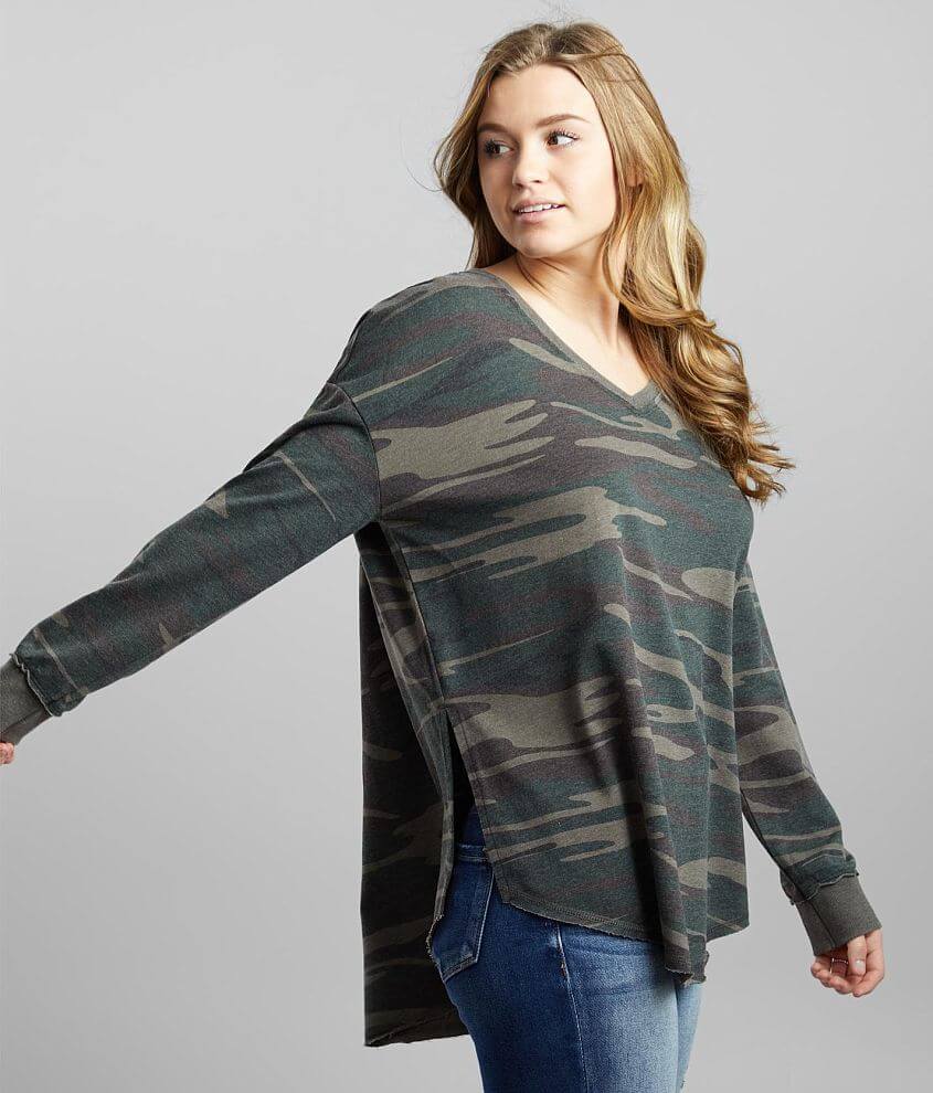 Z supply camo sweatshirt sale