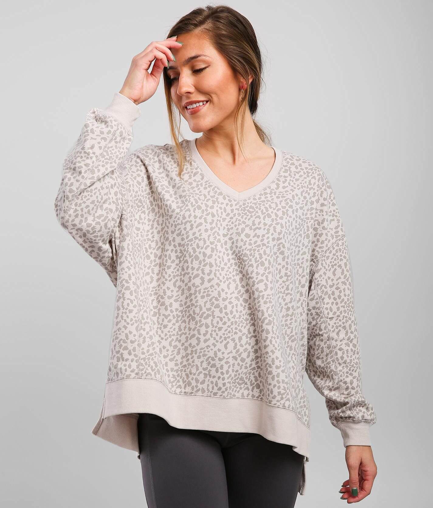 Aerie desert sweatshirt online leopard