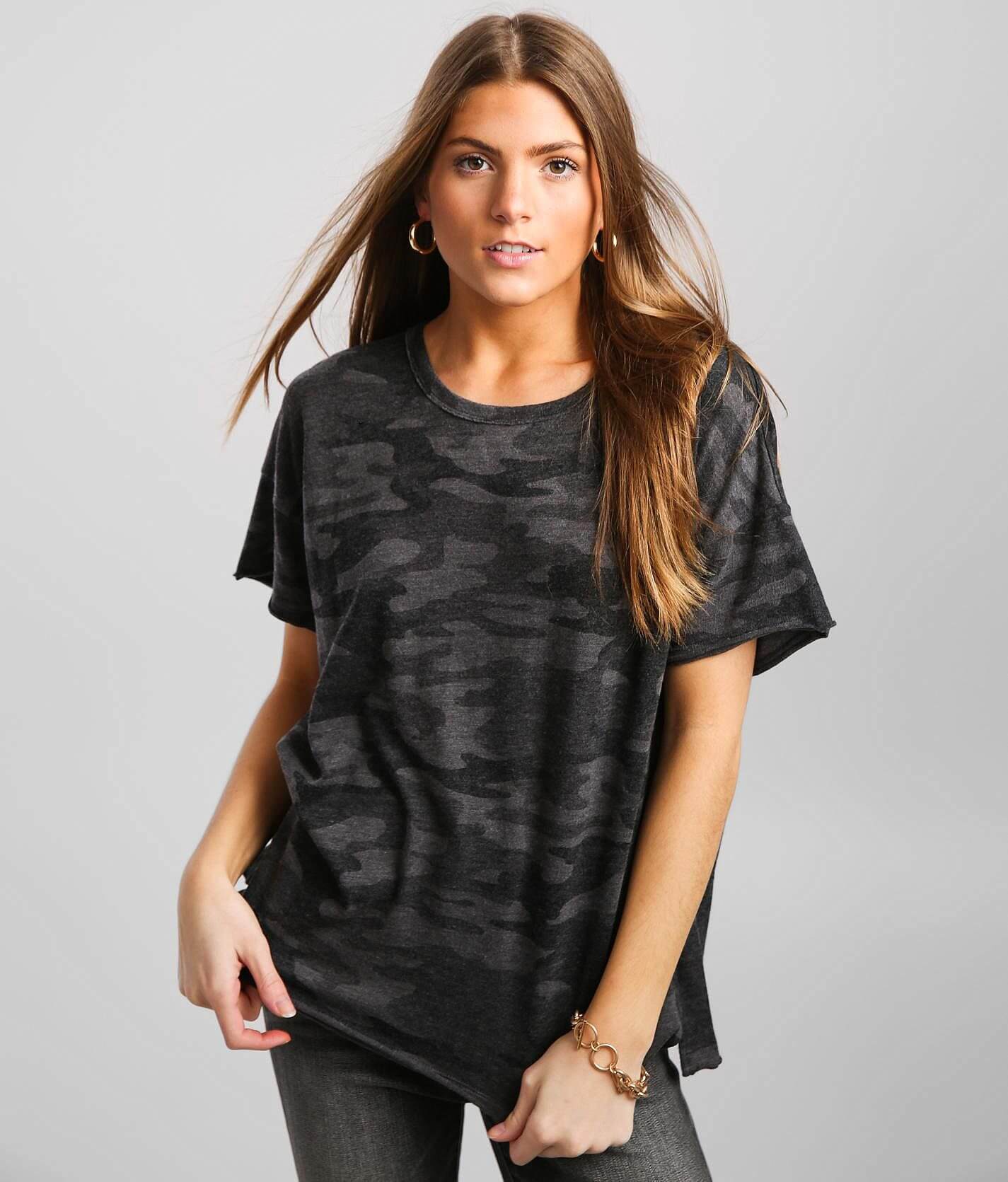 tシャツ CAMO CROPPED COMMUNITY T-SHIRT(Exclusive) レディース womens-alternative-apparel-
