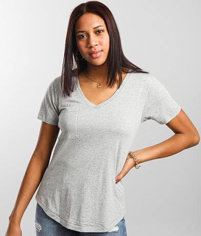 White Crow V-Neck Pocket T-Shirt FULL_RIGHT_SIDE