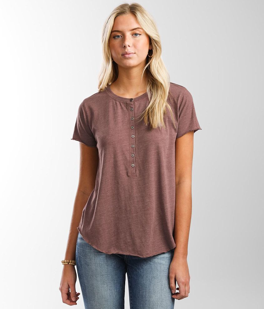 White Crow Sienna Henley front view