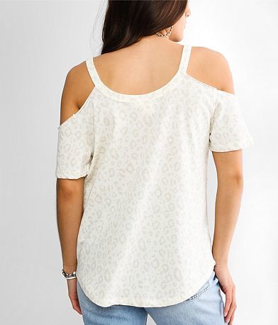 White Crow Cold Shoulder Top BACK