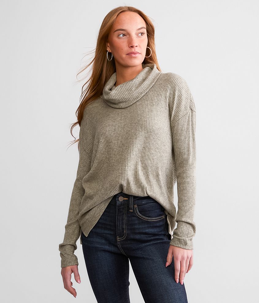 White Crow Aria Cowl Neck Top front view