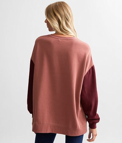 White Crow Nadene Color Block Pullover BACK