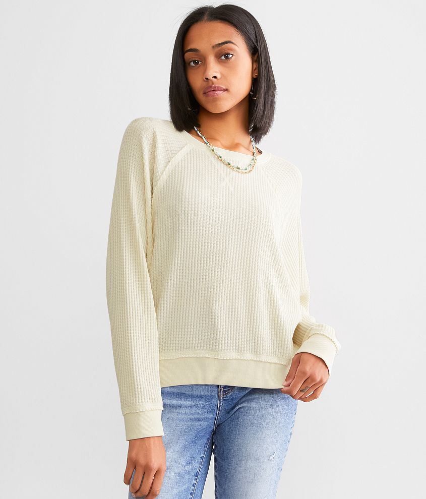 Women's Cream Thermal Tops