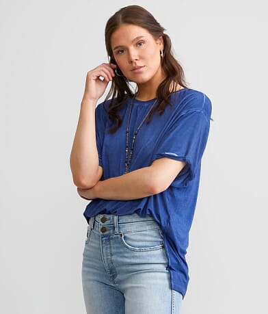White Crow Tess Sleek Oversized Top front view