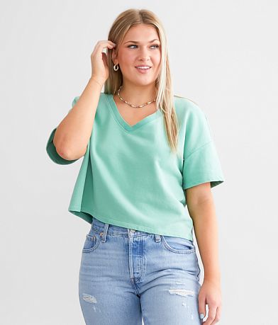 T-Shirts for Women - Turquoise Buckle 