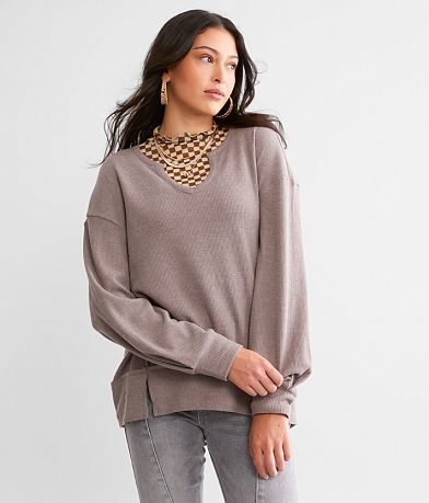 White Crow Calista Brushed Thermal Top front view