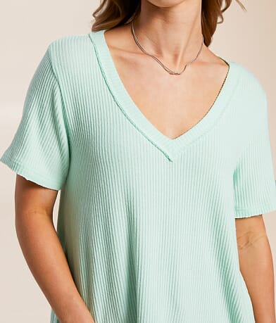 White Crow Callie Ribbed Top misc detail 1 view