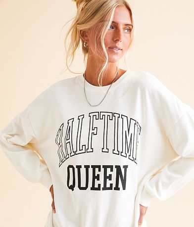 White Crow Halftime Queen Pullover front view