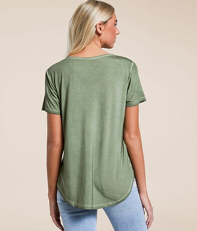 White Crow Ruby Twisted Front Top BACK