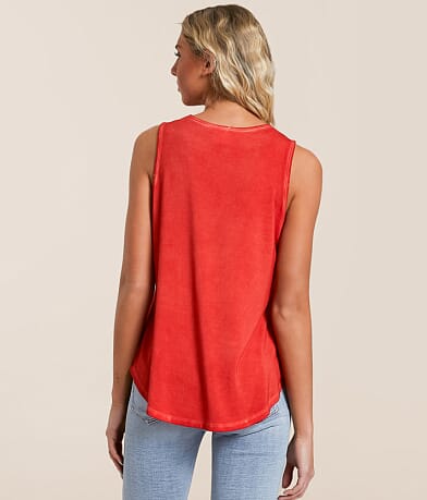 White Crow Ruby Twisted Tank Top BACK