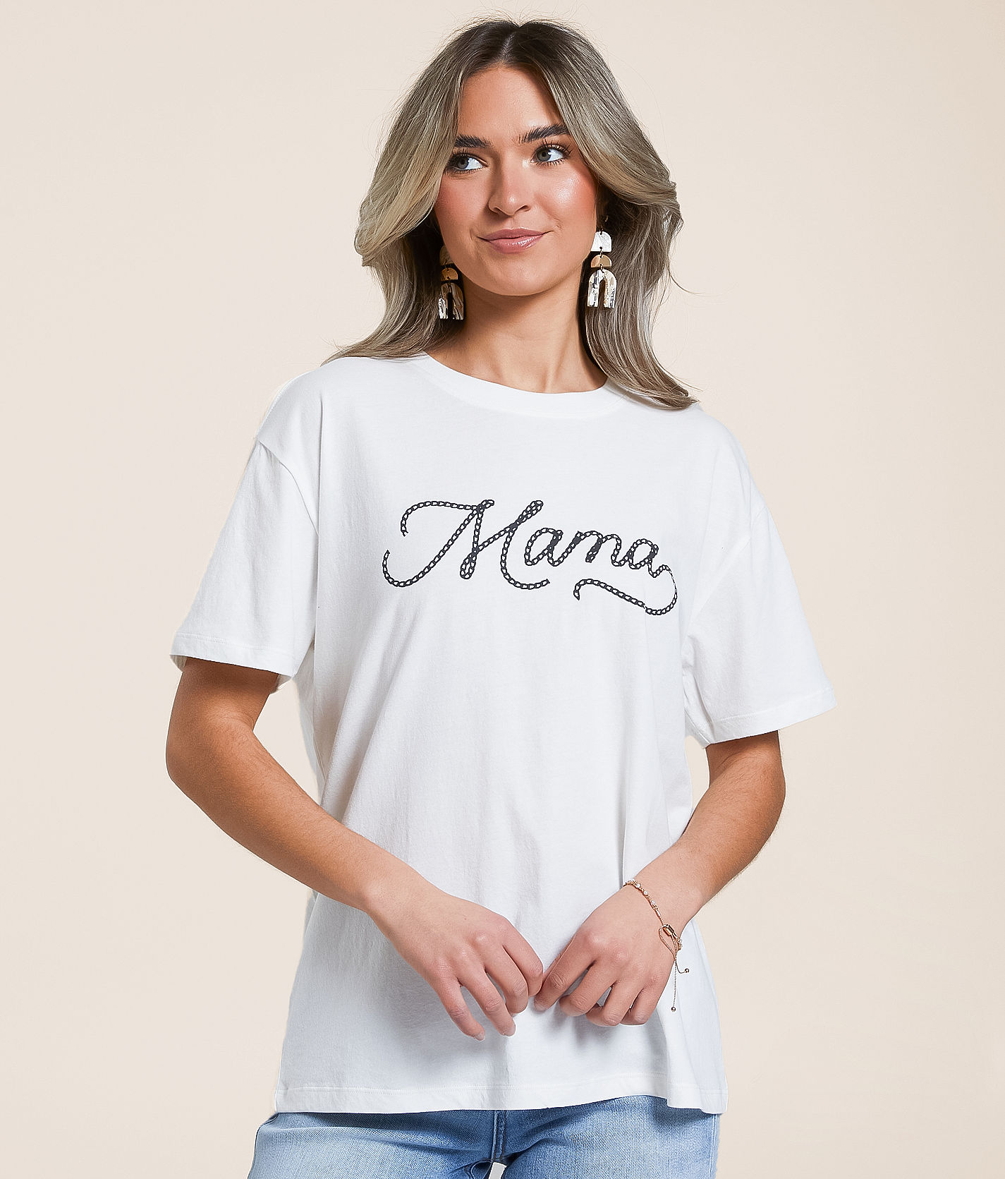 Z Supply Lounge Mama T-Shirt - Women's Graphic T-Shirts in Sea
