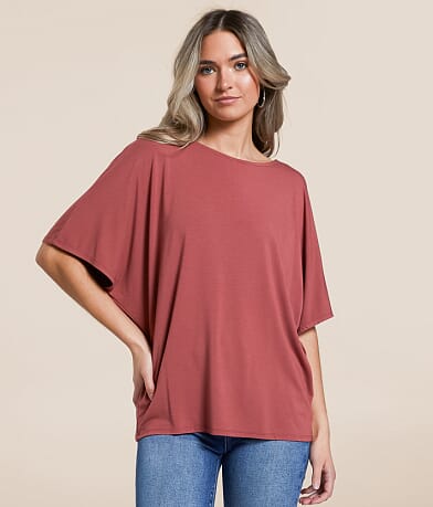 White Crow Jillian Sleek Dolman Top front view