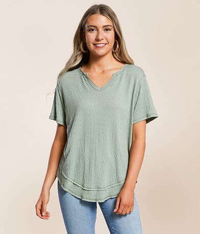 Z Supply Textured Top front view