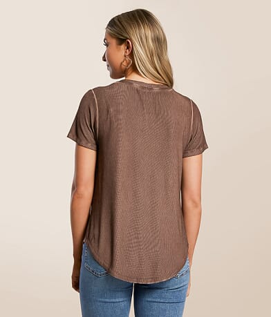 White Crow Clare Lace-Up Top back view