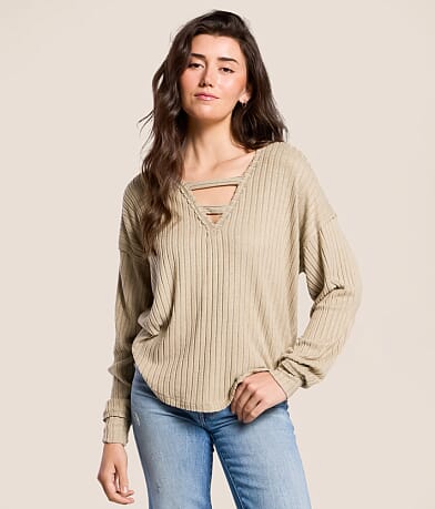 White Crow Olivia Two Way Top front view