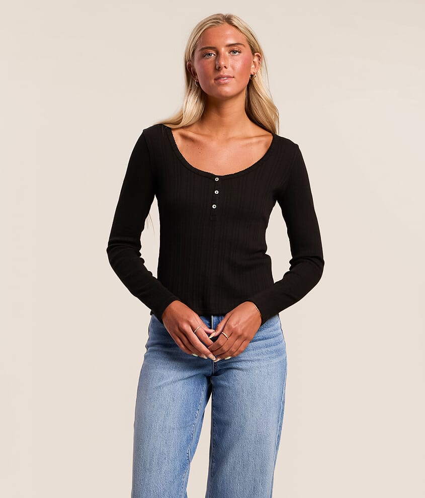 Shay Ribbed Henley