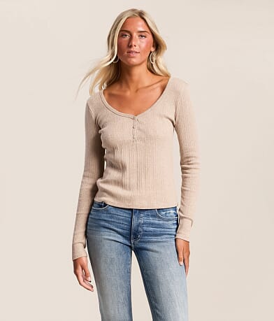 Shay Ribbed Henley