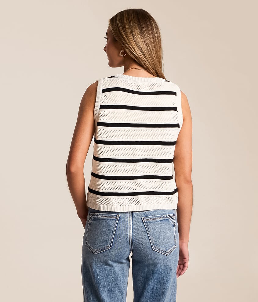 Saylor Cropped Sweater Vest