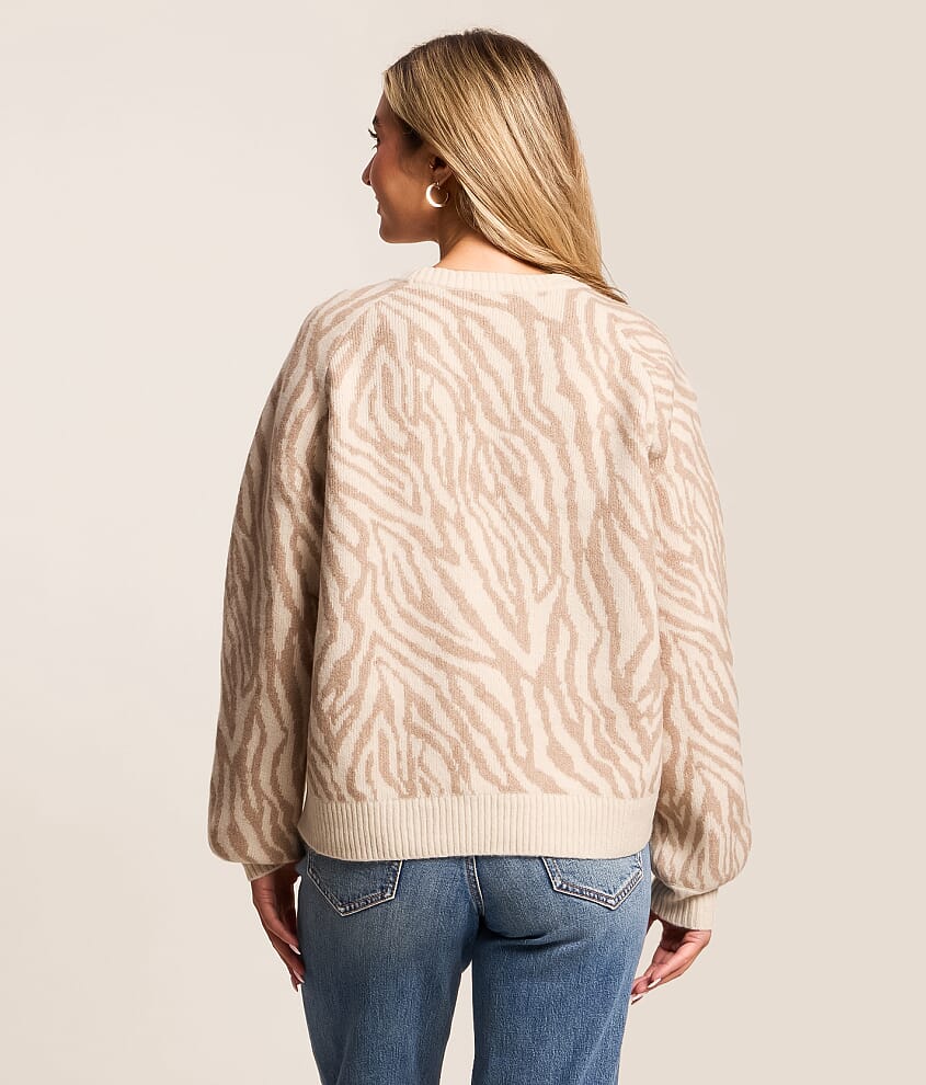 Faye Zebra Sweater