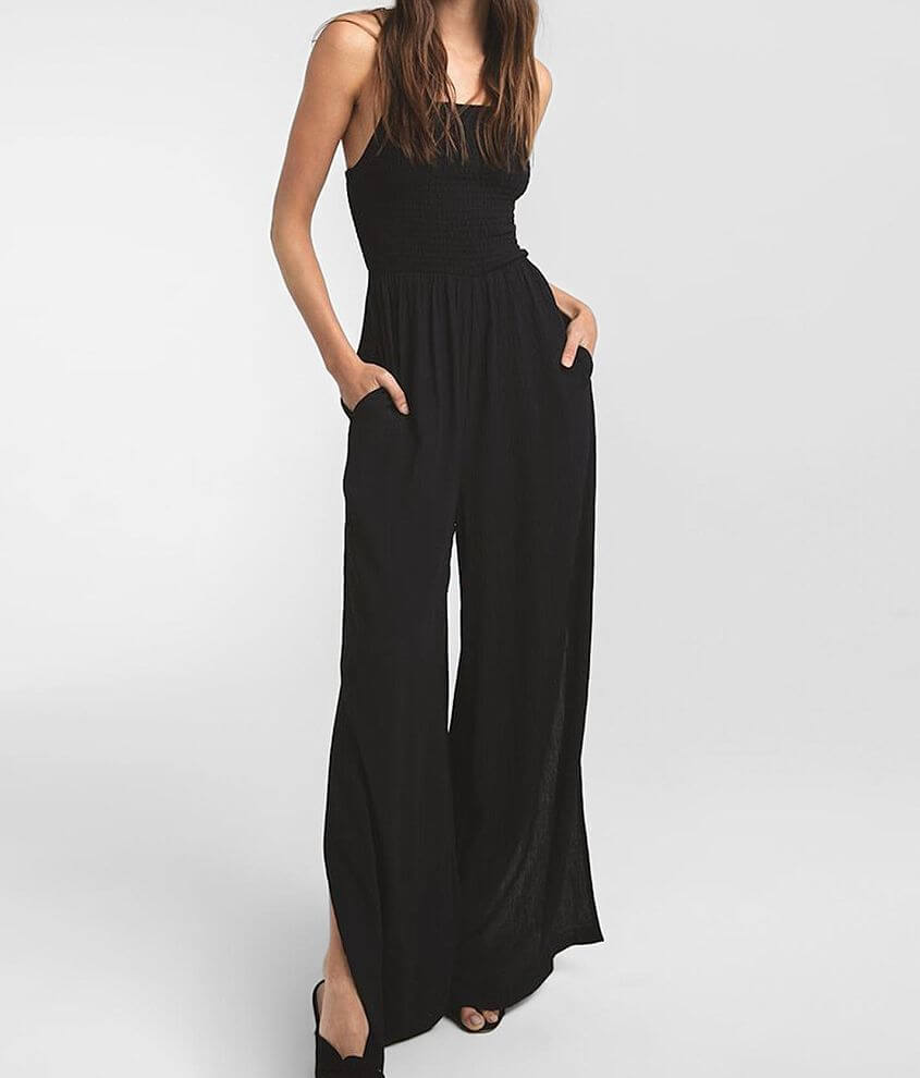 Rag Poets Auman Wide Leg Halter Jumpsuit - Women's Rompers/Jumpsuits in ...