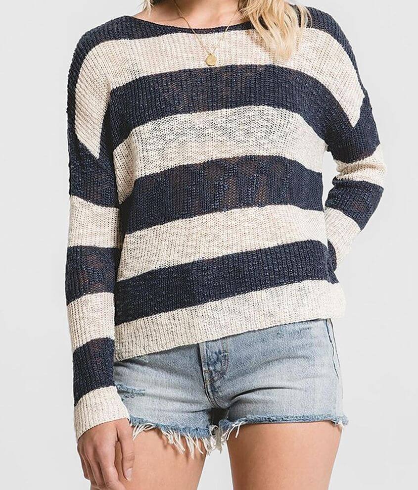 Rag Poets Tuscany Striped Sweater front view
