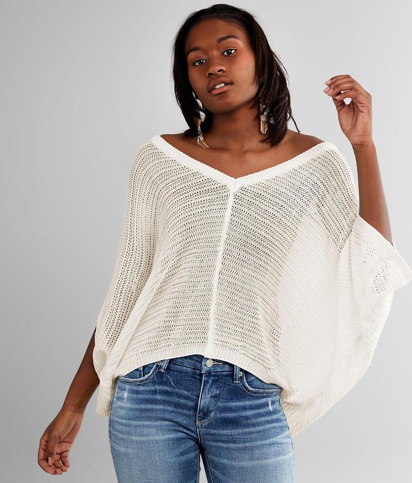 White dolman sweater sale