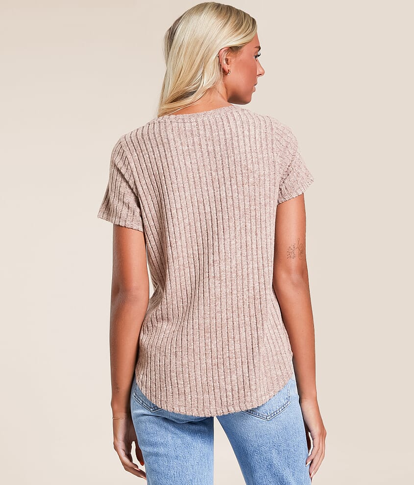 Serena Rib Henley - thumbnail 3