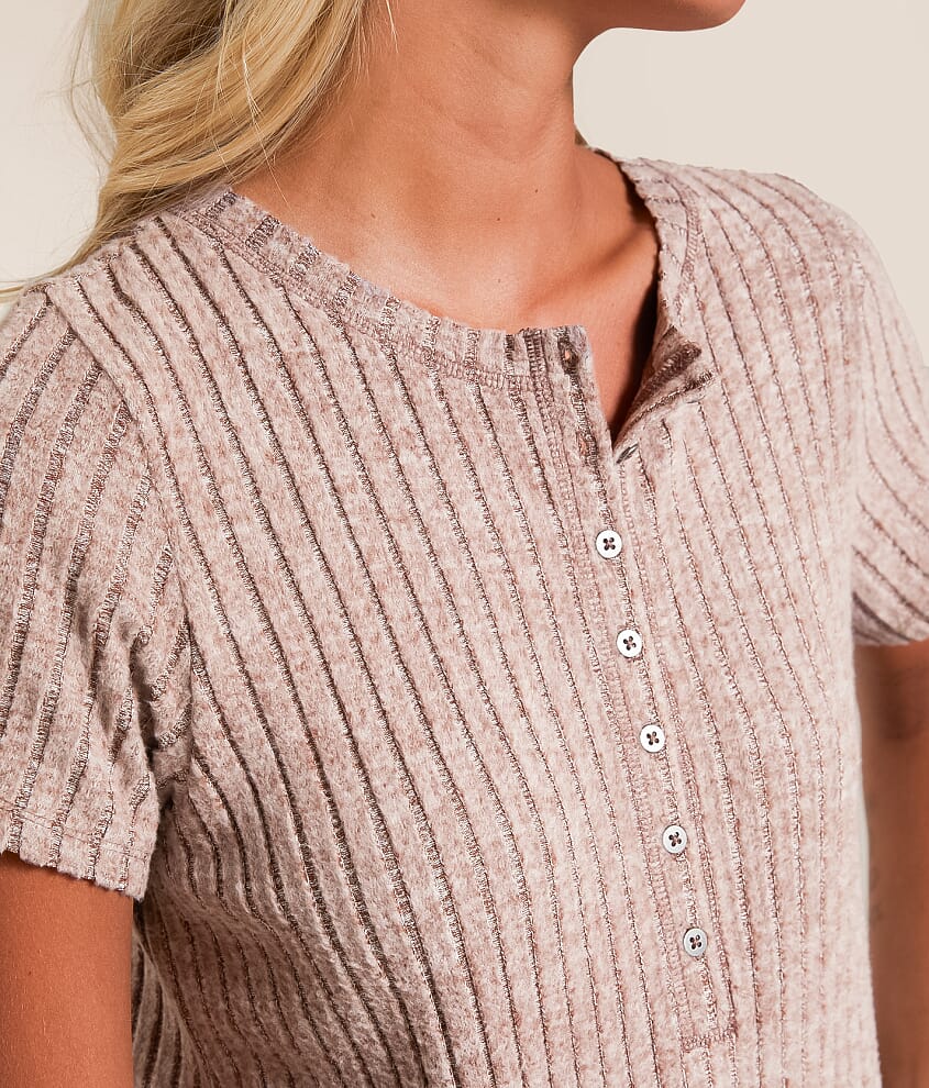 Serena Rib Henley - thumbnail 4