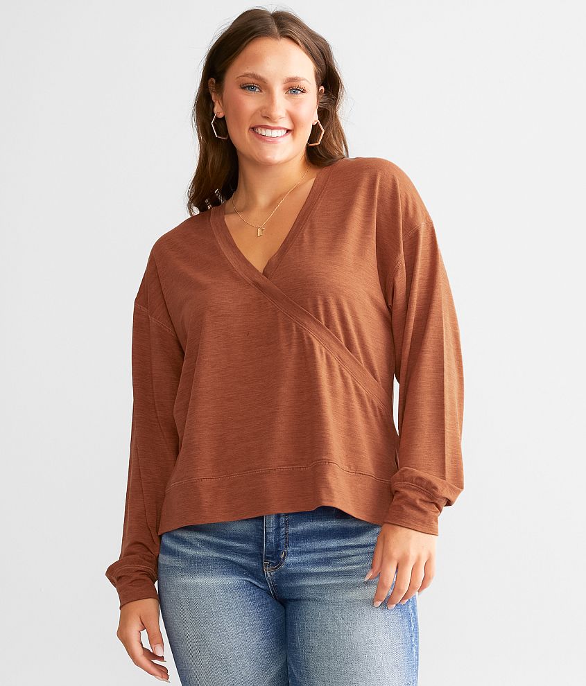 Z Supply Active Surplice Reversible Top front view