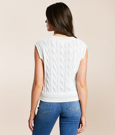 Z Supply Fairway Sweater Vest BACK