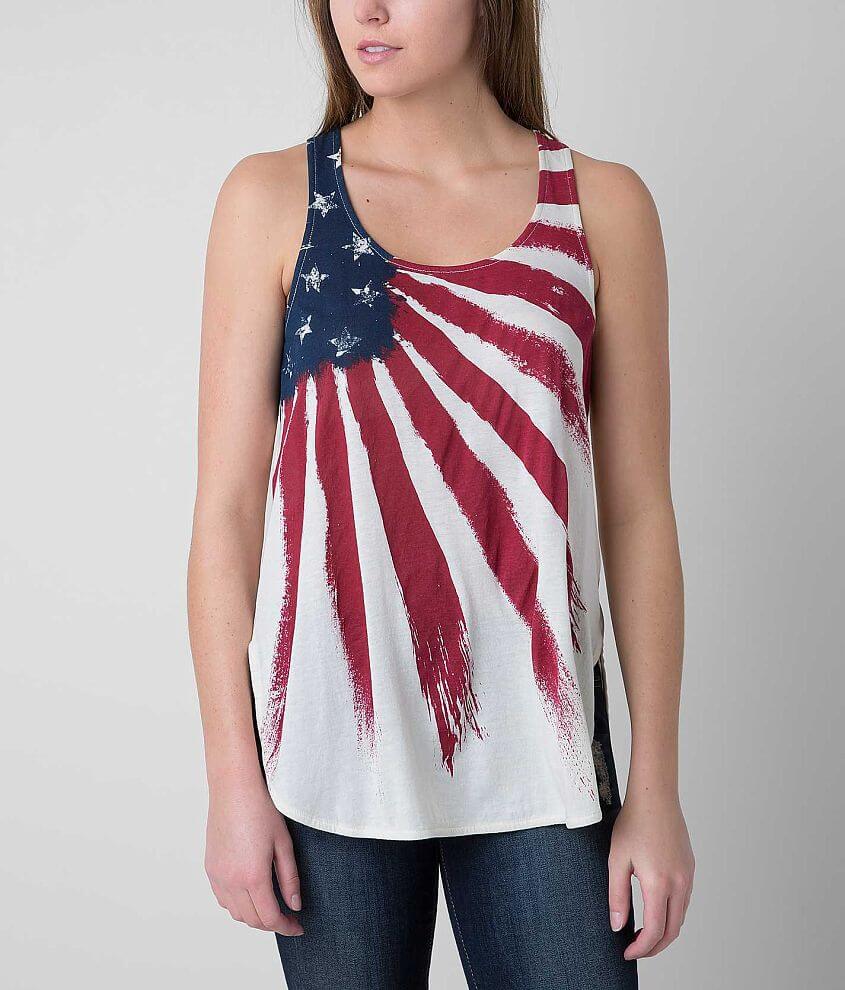 White Crow Flag Tank Top front view