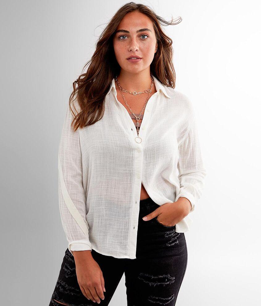 Image of White Crow La Paz Textured Woven Shirt