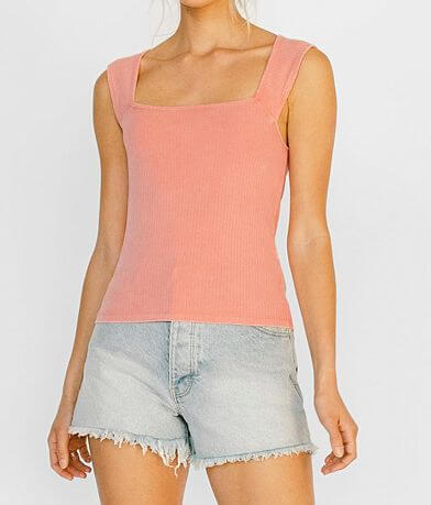 White Crow Carmen Fitted Tank Top full right side view