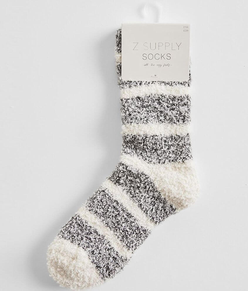 Image of Z Lounge Striped Plush Socks