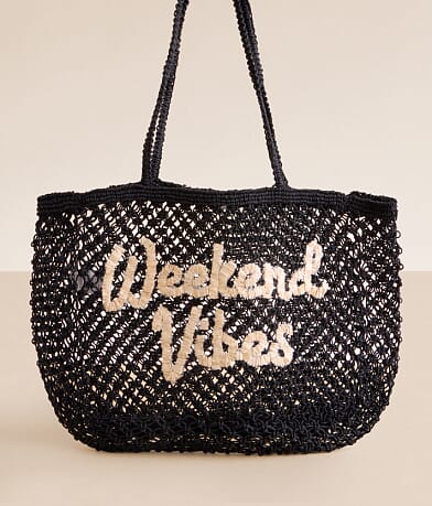 Z Supply Weekend Vibes Jute Tote front view