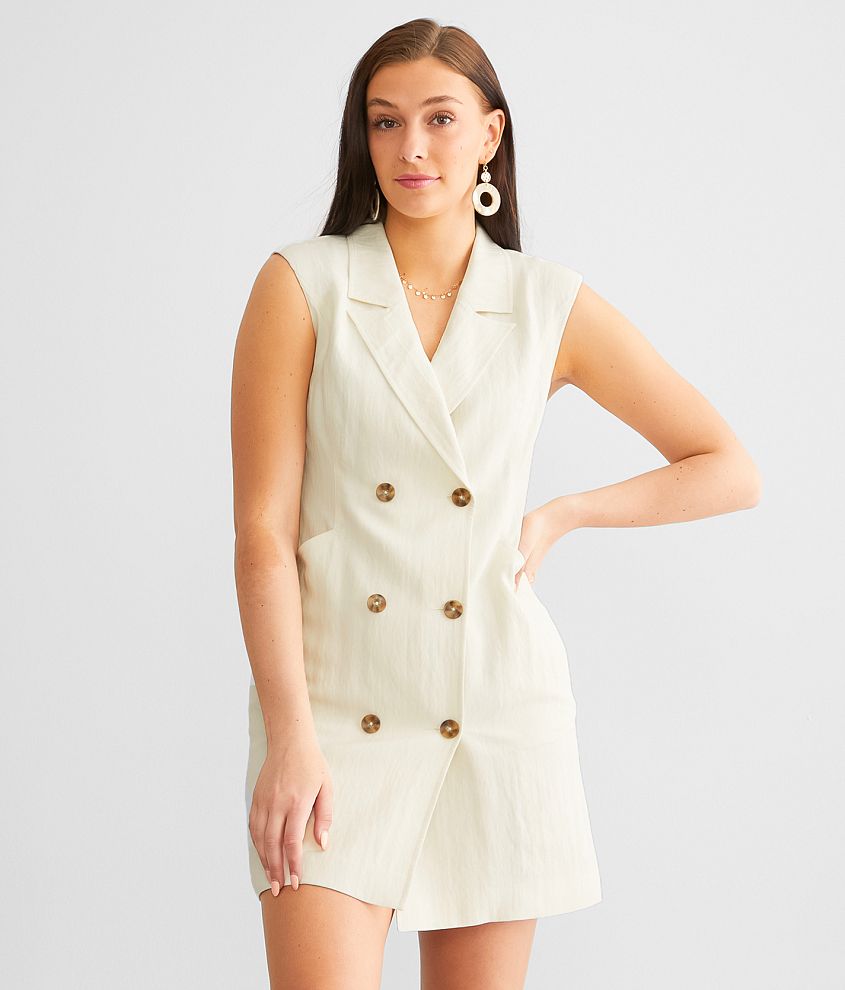 Z Supply Joanne Blazer Mini Dress front view